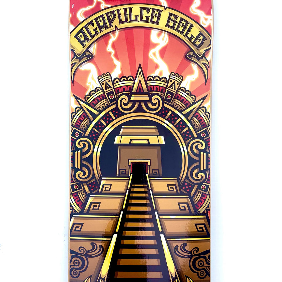 Acapulco Gold Skate Deck by Jesse Hernandez