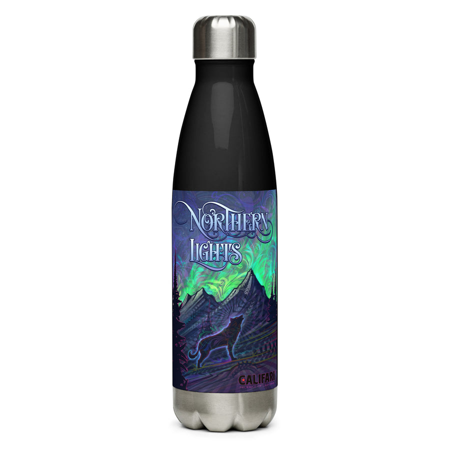 Northern Lights Stainless steel water bottle