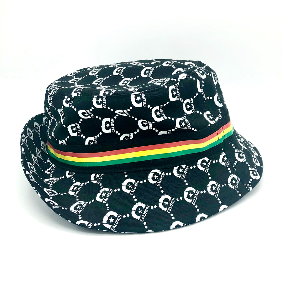 Califari Black Bucket Hat
