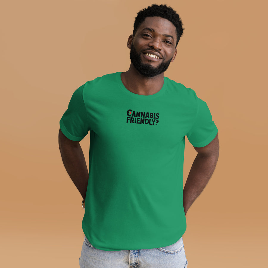 Cannabis Friendly? Unisex t-shirt